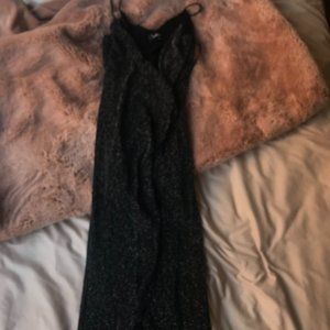 Sparkling Wrap Maxi Dress